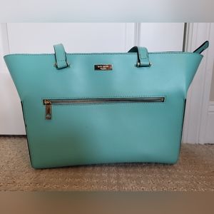 WEEKEND SALE! Kate Spade large tote in Tiffany blue